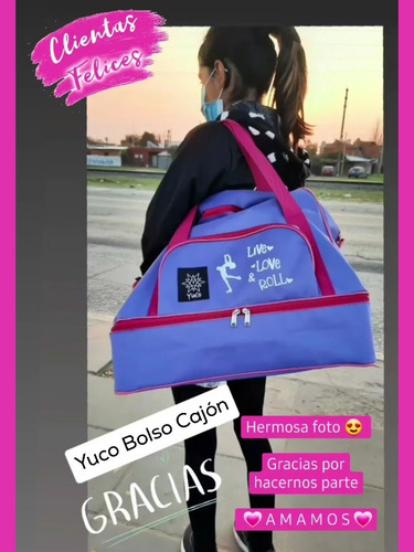 Imagen 7 de 8 de Bolso Patin Cajón Liso + Cubrebota + Personalizado | Yuco