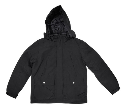 Campera De Abrigo 2 En 1 Desmontable Con Capucha .