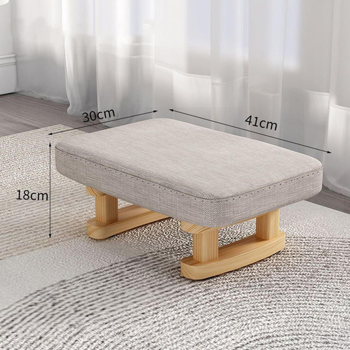Aplicable A Taburete Acolchado Para Pies, Silla Rectangular