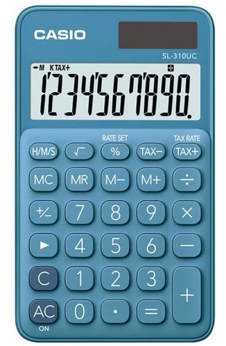Calculadora Casio Sl-310 Azul