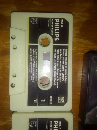 Lote De 7 Cassettes Musicales: M. Clásica, G. Bandas, A. Cor (Usado)