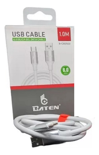 Cable De Datos Baten Cb-2022 Tipo C / Micro / iPhone - 1 Mts