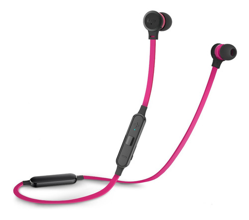 Audifonos (iluv) Bluetooth Manos Libres Neon Sound Air2 Color Rosa neón