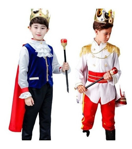 Halloween Niño Príncipe Ropa Rey Cosplay Disfraces