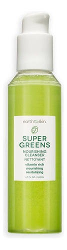 Earth To Skin Super Greens - Limpiador Nutritivo Nettoyant,.