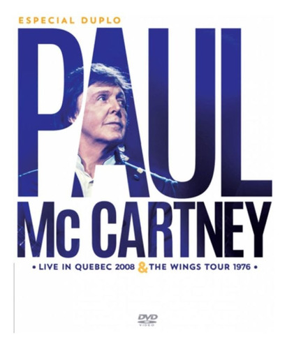 Dvd Paul Mccartney - Live In Quebec 2008 & The Wings Tour76