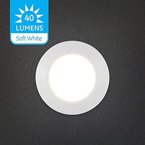 Luz Táctil Mini Led De Ge, Paquete De 4, Funciona Pila...