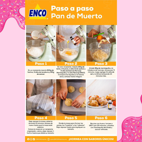Kit Esencias Enco 60ml Panadería Galletería Repostería 15 Pz