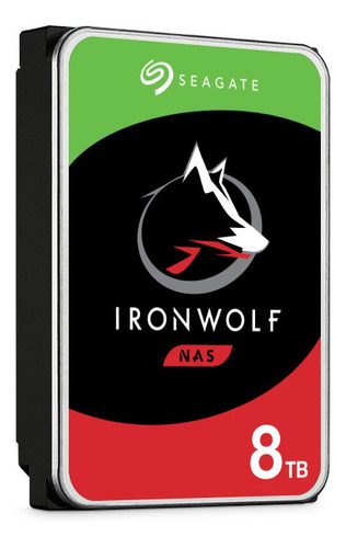 Imagen 2 de 4 de Seagate Ironwolf St8000vn004 8tb 7200rpm 256mb Sata3