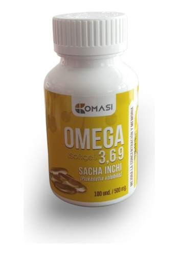 Omega 3,6 Y 9 De Sacha Inchi 