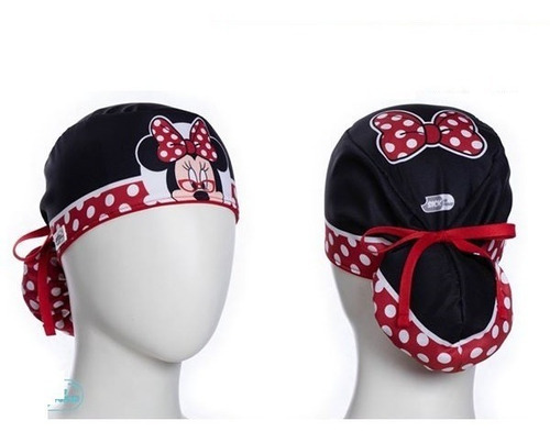 Gorros O Cofias Clínicos Quirúrgicos / Minie Pepas Rojas