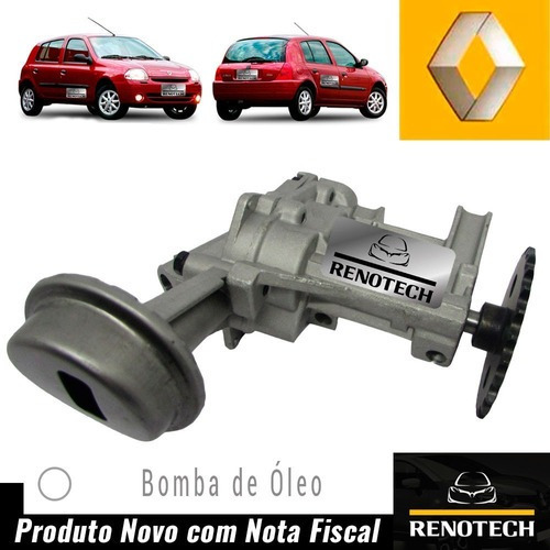 Bomba De Oleo Clio Ii 1.6 8v K7m 1999 Em Diante 7701693575 