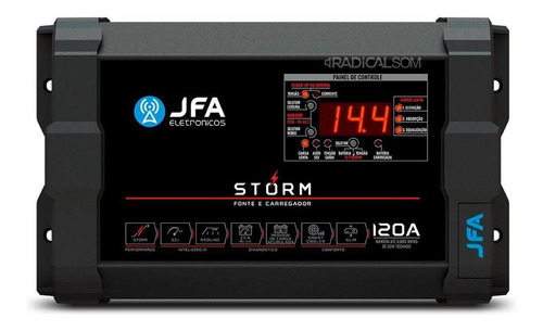 Fonte Carregador 120 A Jfa Com Sistema Sci Volt/amp