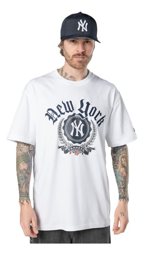 New Era Playera New York Yankees Throwback Prep Mlb Hombre