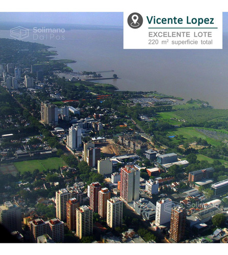 Venta De Terreno En Vicente Lopez - Proximo Al Rio 
