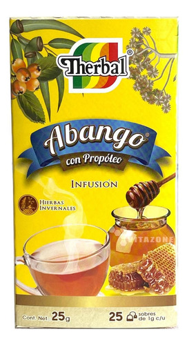 Imagen 3 de 6 de Té Abango Con Propóleo 25 Sobres Therbal