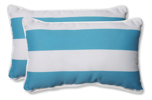 Pillow Perfect Almohadas Lumbares De Rayas Para Exteriores/i