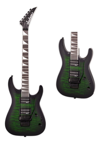 Guitarra Jackson Js32q Trans Burst Floyd + Rocker Music 