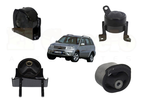 Kit Soportes Motor Toyota Rav4 2004 2005 4x2 2.4