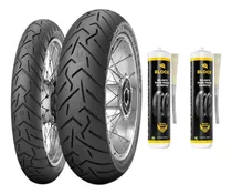 Comprar Par Pneu 130\u002F80r17 + 110\u002F80r19 Scorpion Trail 2 + Selantes
