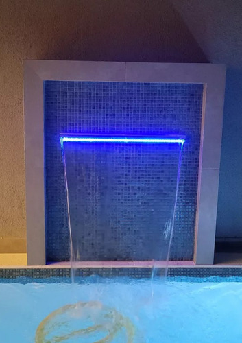 Barra De Led 100cm C/ 16 Cores Inox 304 Para Cascata