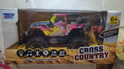 Jeep R/c Escala 1:16 7 Funciones Ruedas Patonas Srj