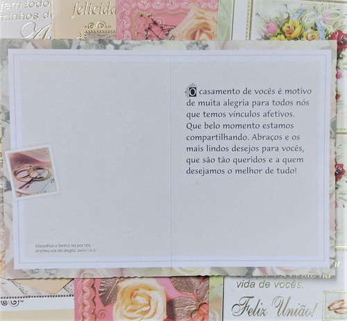 Imagem 6 de 7 de Kit C/40 Cartão Coleção Aliança/noivo/casamento