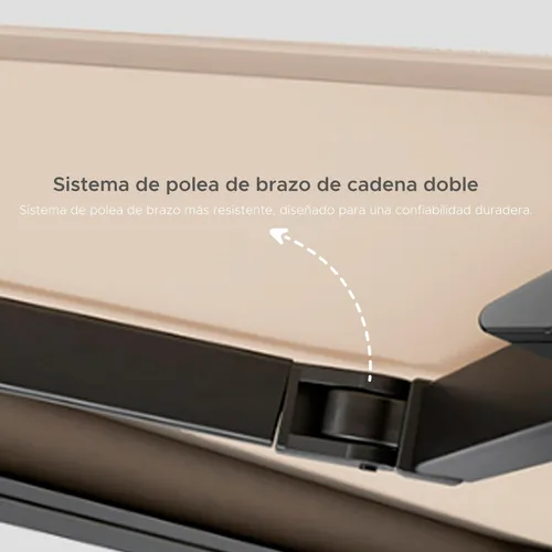 Toldo Brazo Retráctil Motorizado C.remoto 4x2.5mts Vincenzi