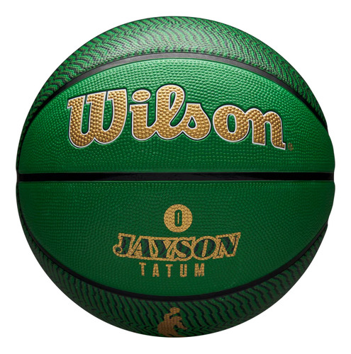 Pelota Basketball Nba Player Icon Outdoor Tatum 7 Wilson Color Verde