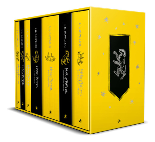 Estuche Harry Potter Hufflepuff Edición Limitada de Rowling, J. K.. Editorial Salamandra Bolsillo Tapa Blanda