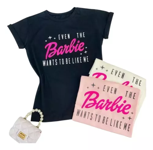 T SHIRT BARBIE ADULTO - Comprar em Letare Closet