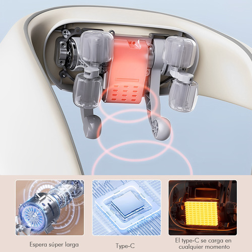 Masajeador Cuello Espalda Hombro Cintura Electrico Con Calor