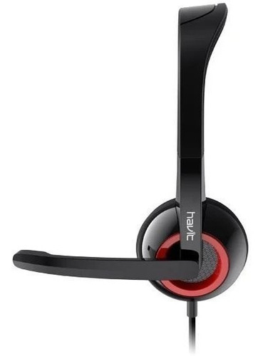 Imagen 3 de 5 de Audifonos Con Microfono Havit H202d Conexion Pc 3,5 Mm Jack