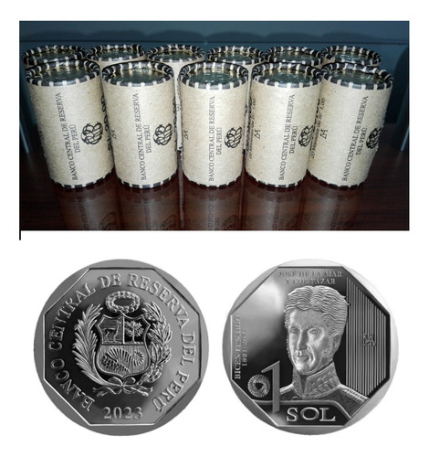 Cono De 20 Monedas De José De La Mar Y Cortázar Bicentenario