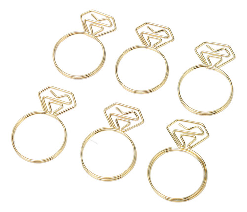 Clips Pequeños Dorados Con Forma De 80 Sujetapapeles, Resist