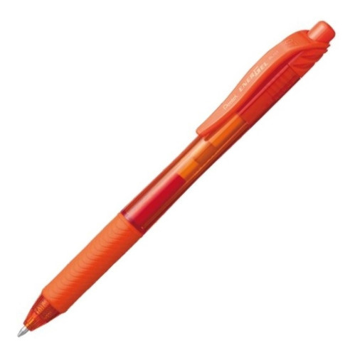 Pentel Caneta Retrátil Energel X 0.7mm Laranja