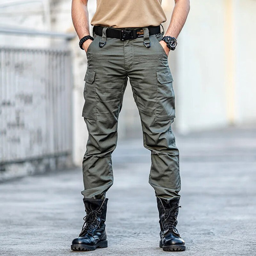 Pantalones Tácticos Para Hombre Tipo Cargo  Resistentes Al D