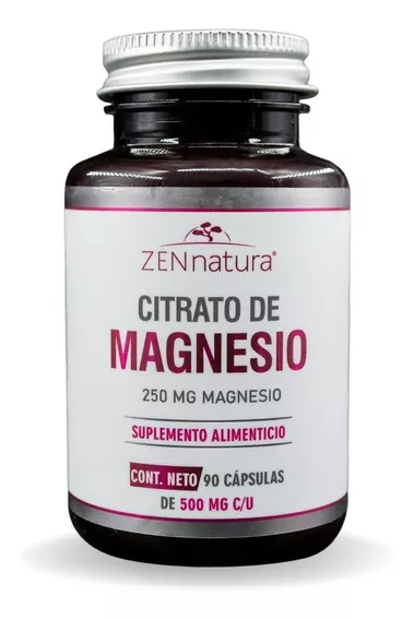 Citrato De Magnesio 90 Cápsulas Zen Natura