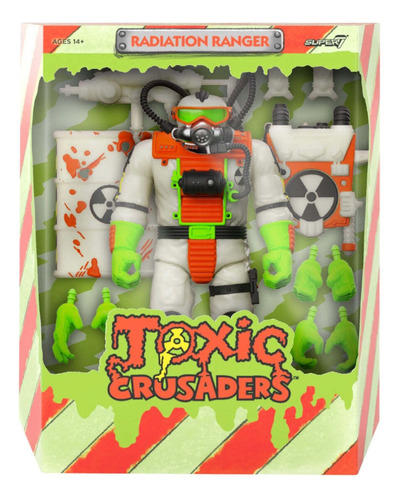 Figura Super 7 Toxic Crusader: Radiation Ranger (glow) Nycc