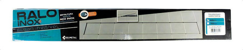 Ralo Linear Oculto Banheiro 60x8cm Invisível Inox Sifonado