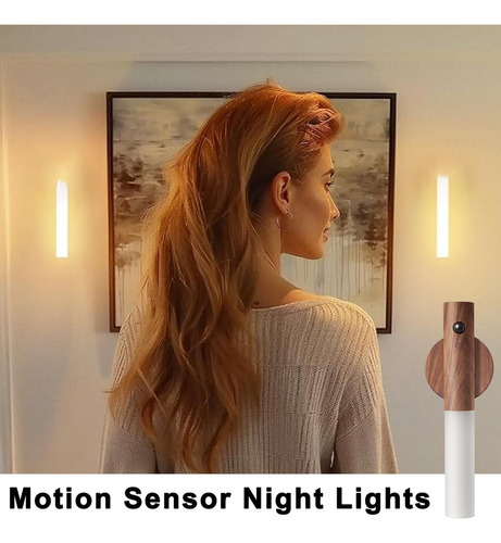Luz Nocturna Con Sensor De Movimiento Luz De Pared Inalámbri