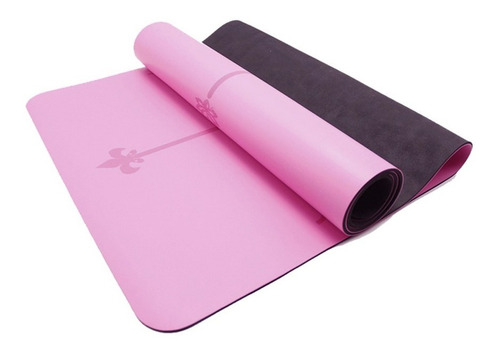 Mat Colchoneta Yoga Caucho Natural 4 Mm Guia De Posiciones