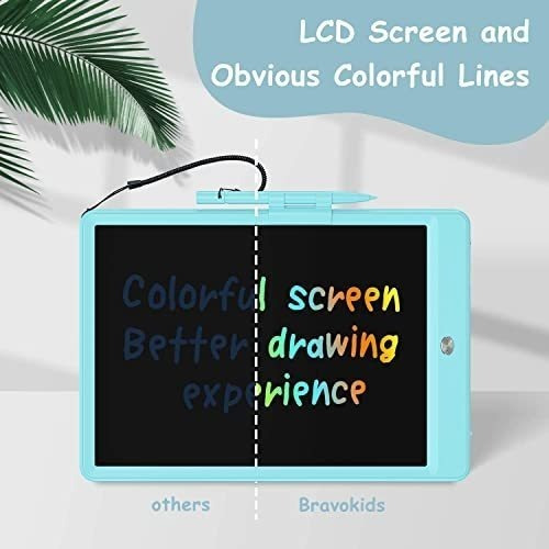 Imagen 4 de 6 de Tablet De Escritura Lcd A Color Para Niños Y Niñas - Blue