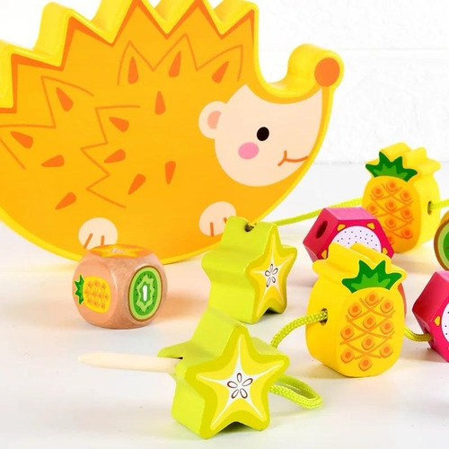 Juego De Mesa Estimulacion, Niños Balance De Animales Madera