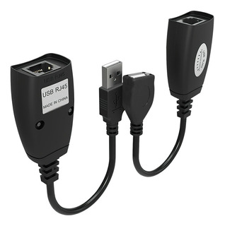 Adaptador Convertidor Extensión Usb Por Cable Rj45