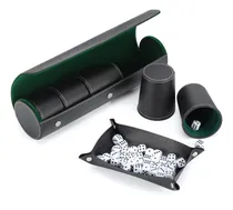 Comprar Juego De Dados Farkle Yahtzee Con 5 Tazas Y 25 Dados