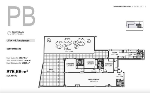 Imagen 7 de 9 de Barrancas De Belgrano - Amplio 4 Ambientes Con 140m2 De Terraza!
