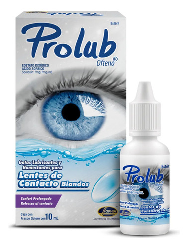 Prolub Ofteno 1/1 Mg Solución Gotas 10 Ml