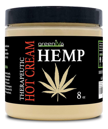 Greenive Hemp Hot Cream Calmante Hidratante Hemp Hot Cream E