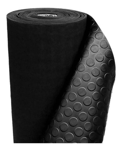 Imagem 3 de 5 de Lençol Piso Moeda Borracha 3mm Anti-derrapante - 100x100cm